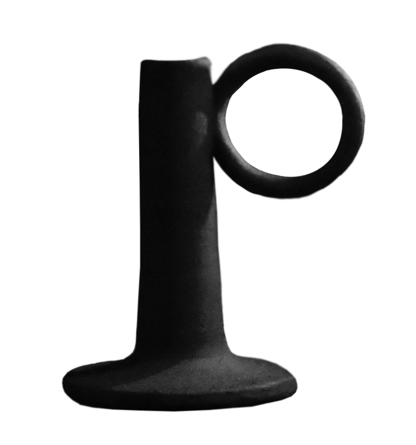 Black Moon candle holder
