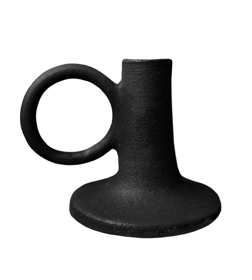 Black Moon candle holder