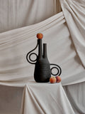Orbit black vase - L