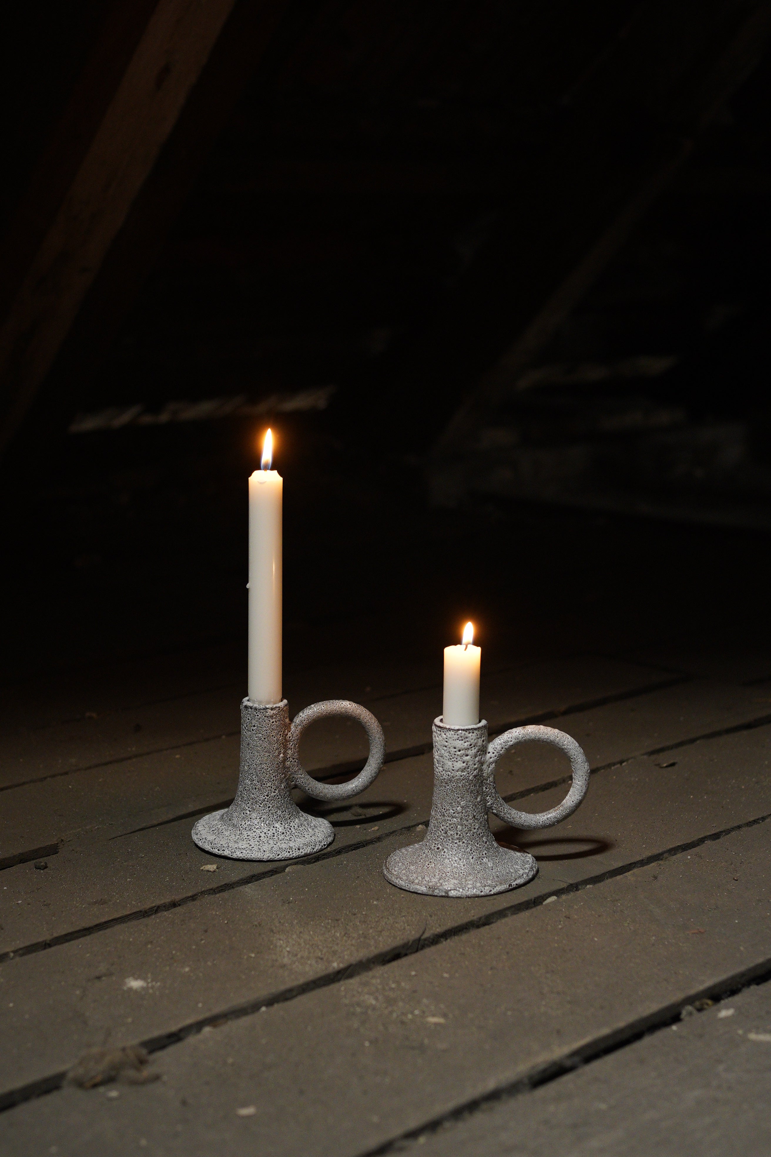 White Moon candle holder - Small - 2020