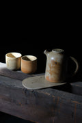 White Anagama teapot