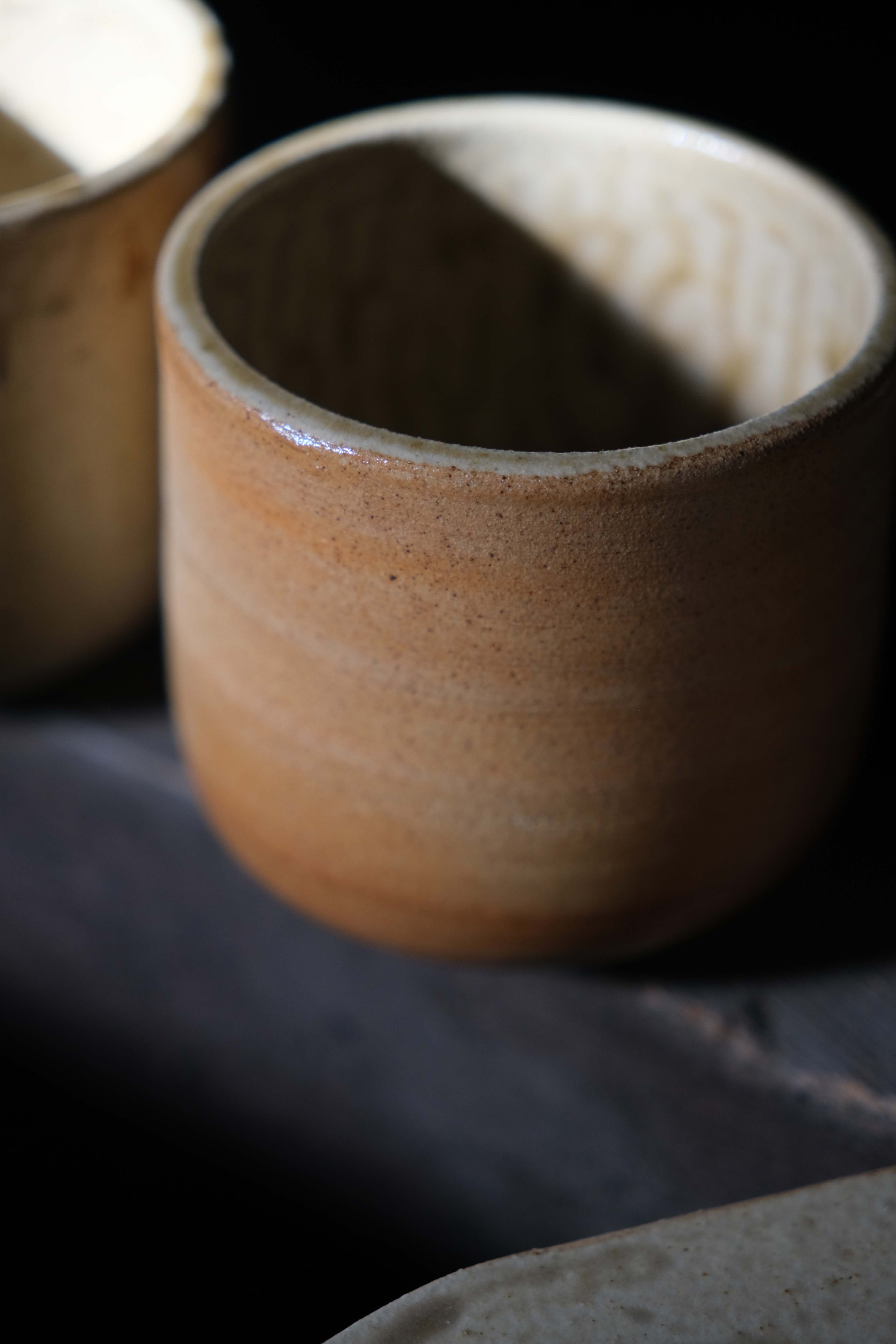 White Anagama teapot