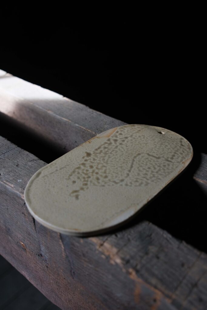 White Anagama tea set