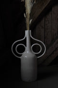 Orbit white vase Symetrical - L