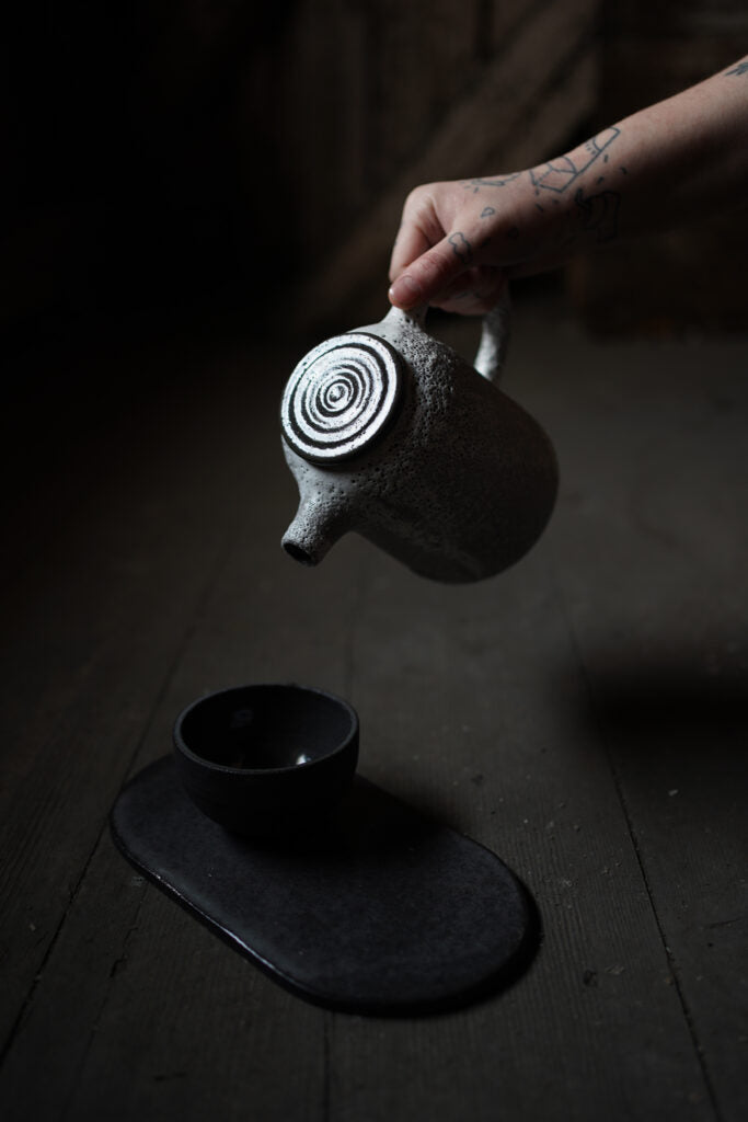 White Moon teapot