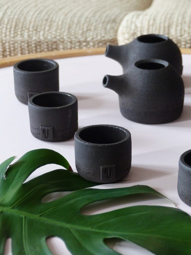 Black Moon mini mug