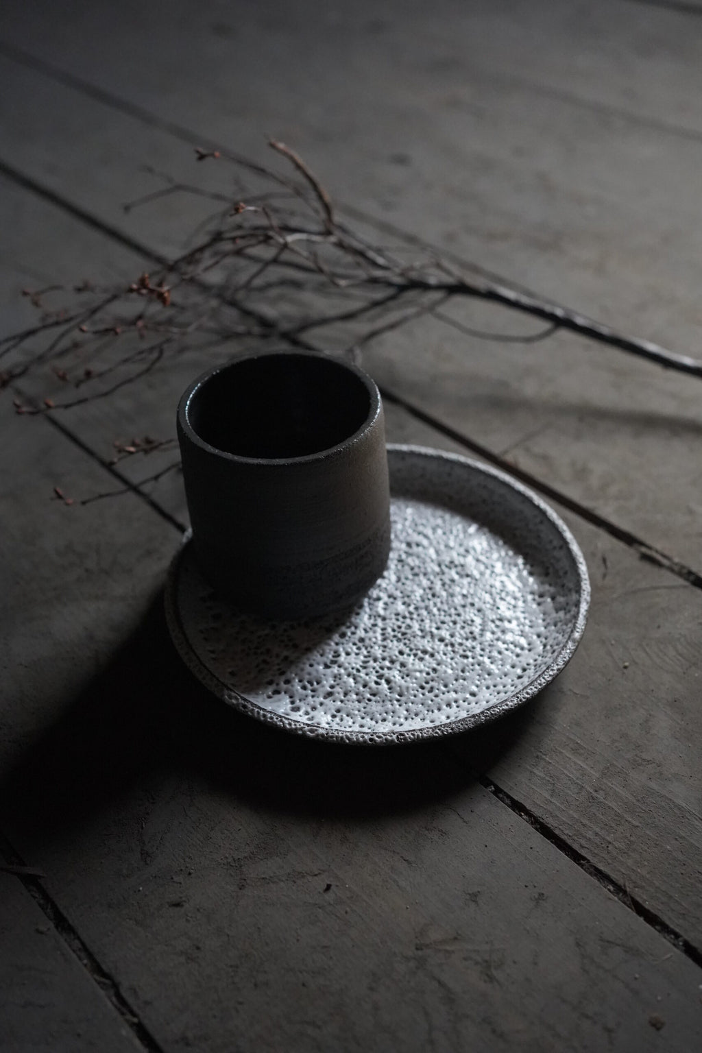 Onde mug with lid