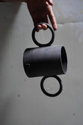 Ring black vase - M
